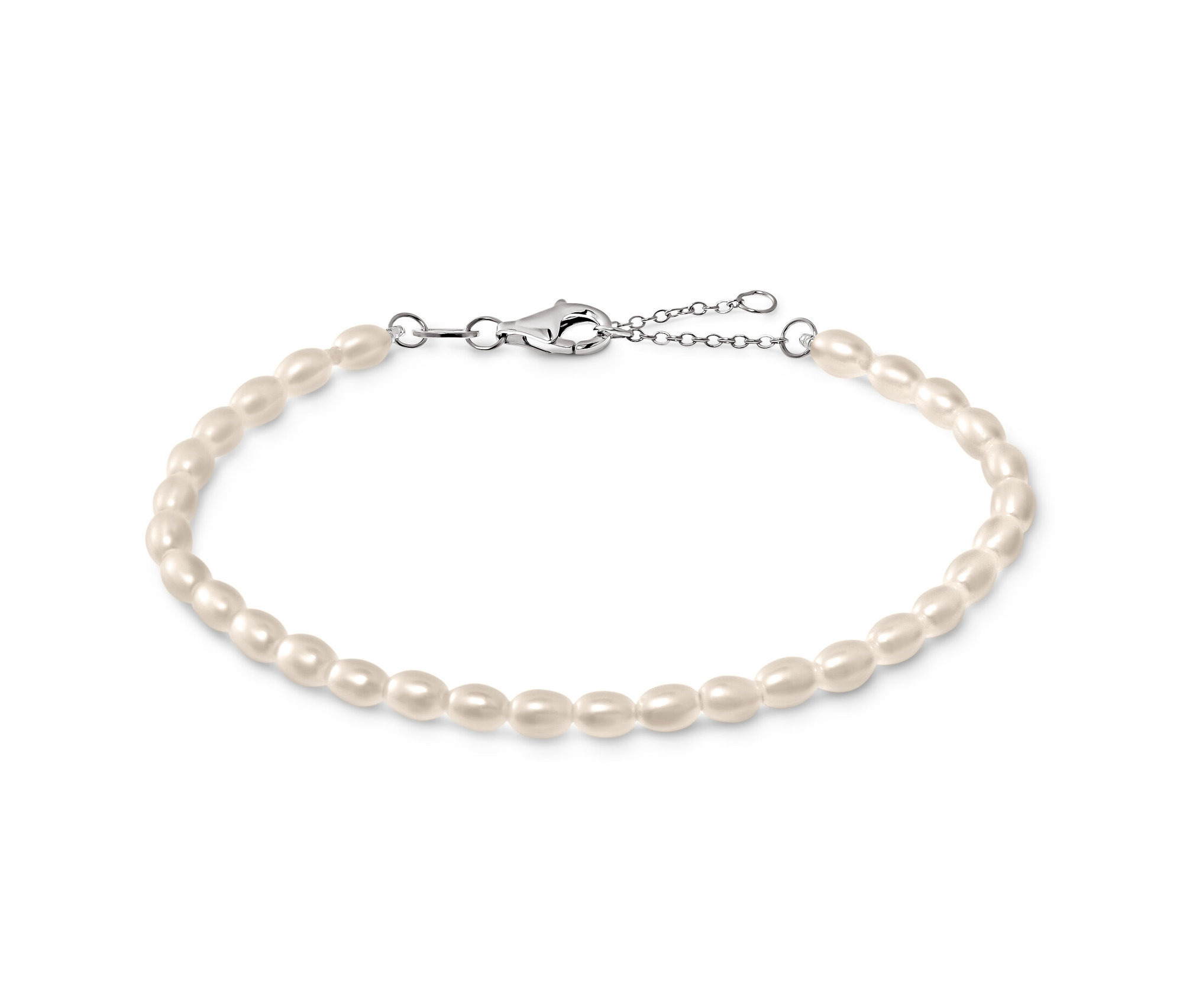 Silber Armband Tiny Pearls - silber - silber