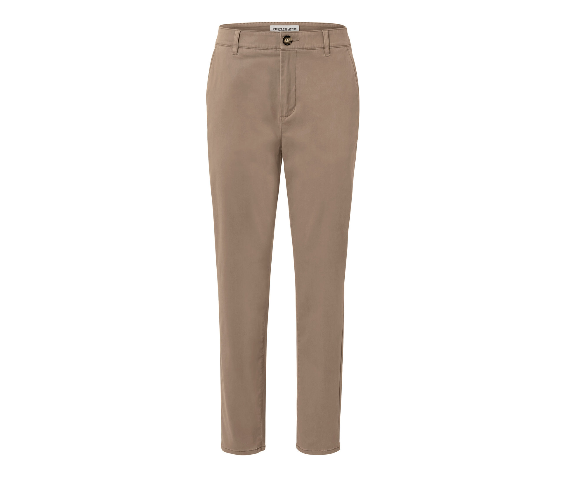 Chino - Damen - Gr. 38 - beige - beige