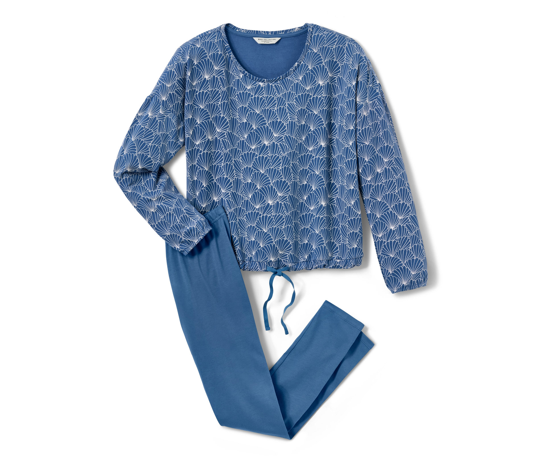 Leggings-Pyjama - Damen - Gr. M - weiß - weiß