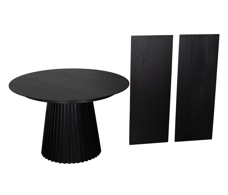 deVries Esstisch »Oria«, Black Oak, oval, 120/210 x 120 cm.