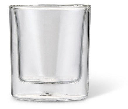 Leeres Espresso Glas.