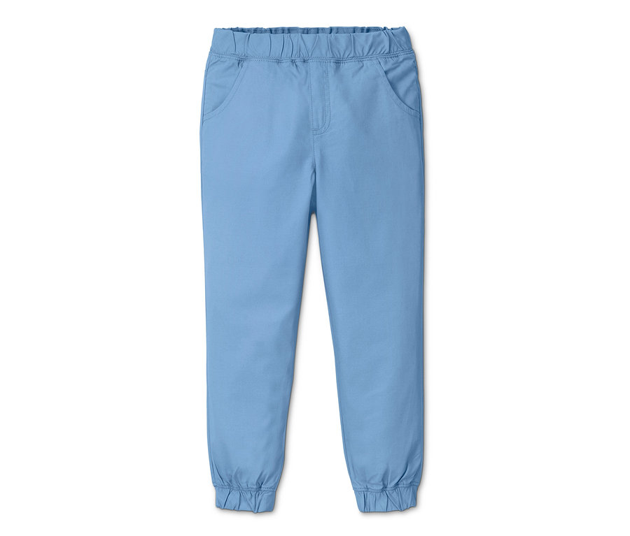 Eine blaue Schlupfhose.