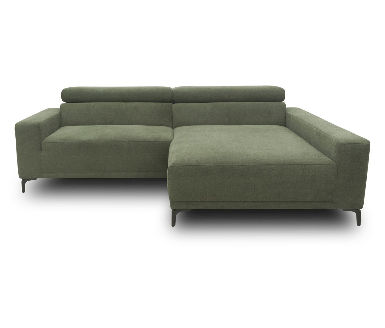 DOMO collection Sofa, grün rechts.
