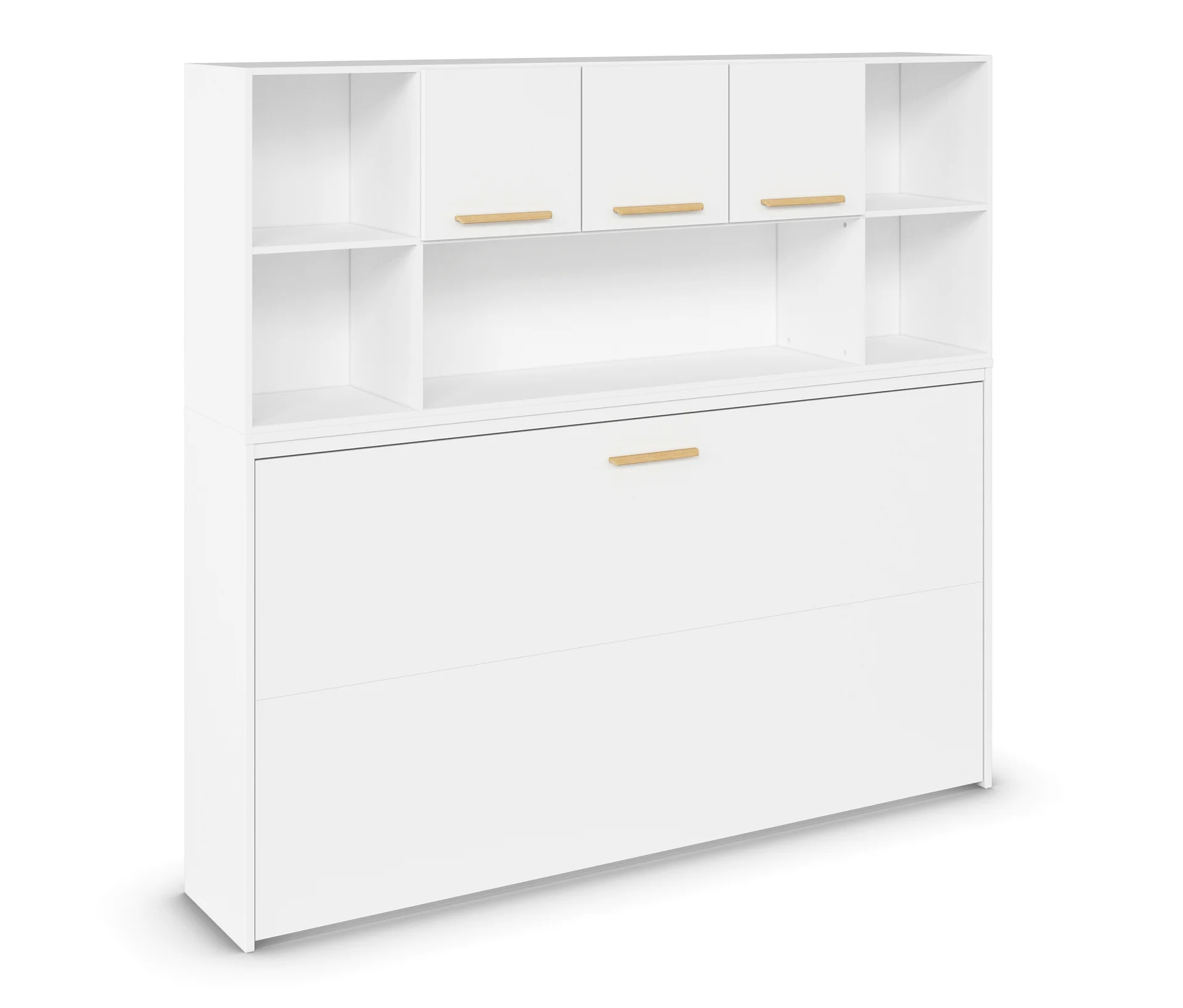 rauch Klappbett »Sucre« mit Regalelement - 214x44x197cm - weiß -