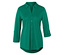 Piqué-Jerseybluse, grün
