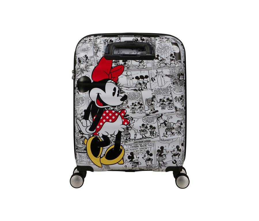 American Tourister Wavebreaker »Minnie Mouse«, klein, mit Comic-Mickey-Mouse-Muster.
