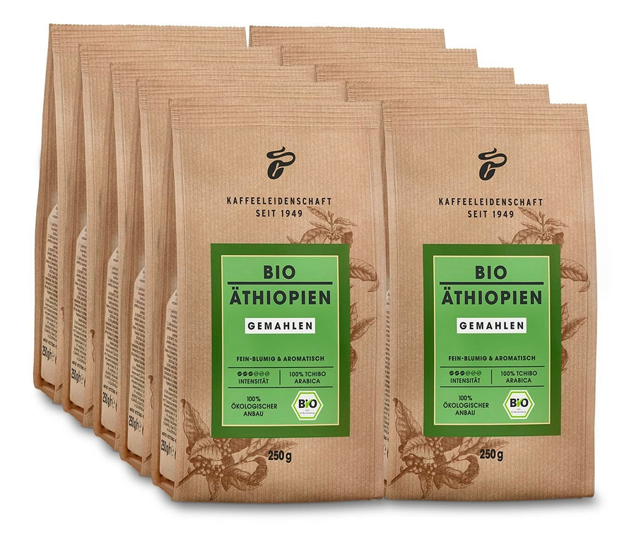 Bio Äthiopien - 10 x 250 g Gemahlen