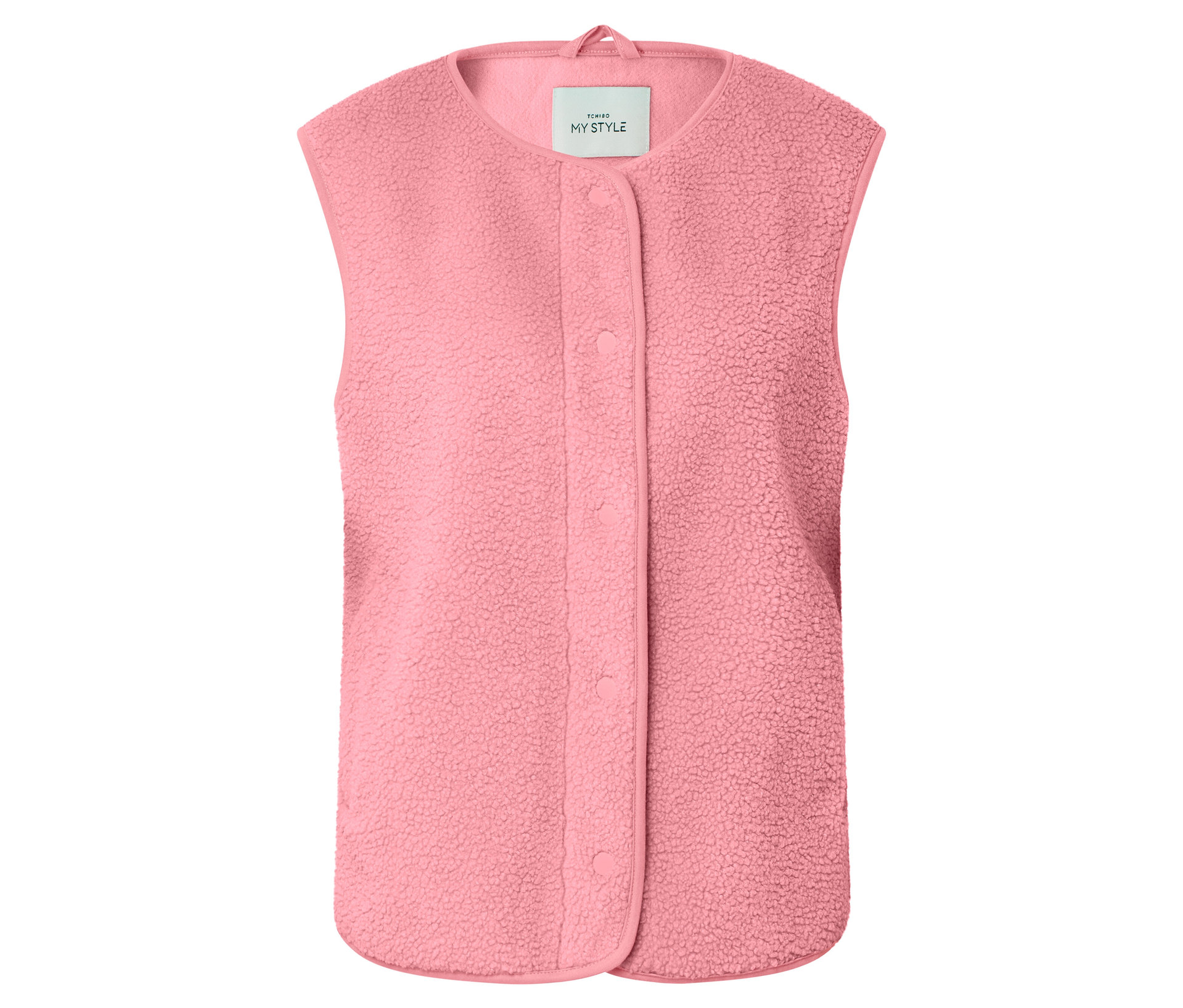 Teddy-Weste - Damen - Gr. M - rosa - rosa