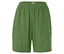 Grüne Shorts mit elastischem Bund.