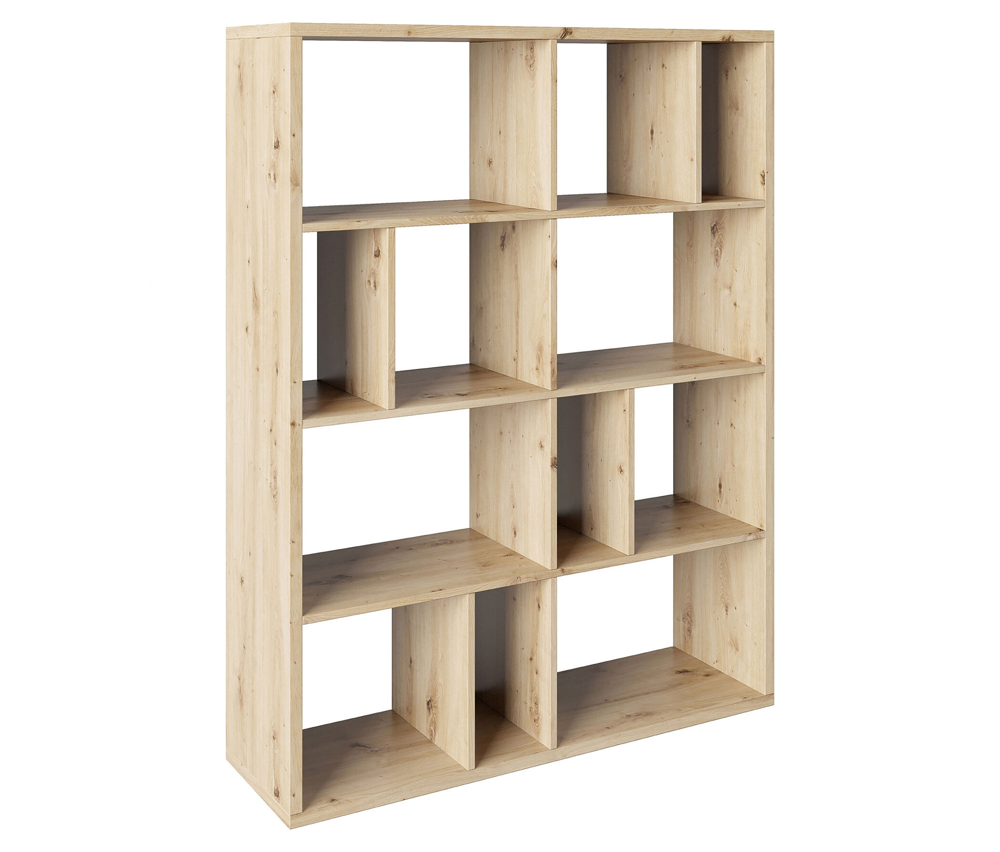 Roba Raumteiler »Fortuna« mit 12 Fächern - 112,5x34x146,6cm - braun - - Holzwerkstoffe