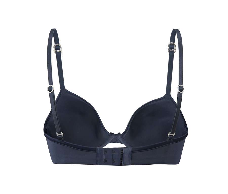 Rückansicht eines Spacer-BHs mit verstellbaren Trägern.