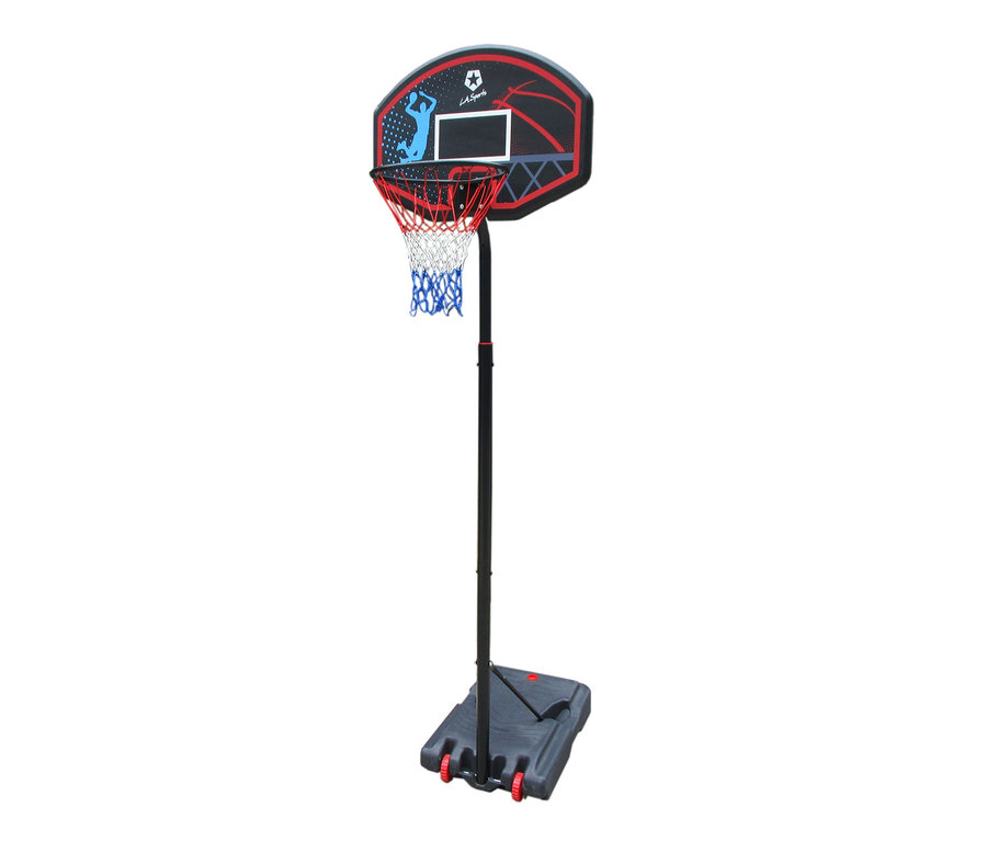 L.A.-Sports-Basketballkorb, verstellbar.