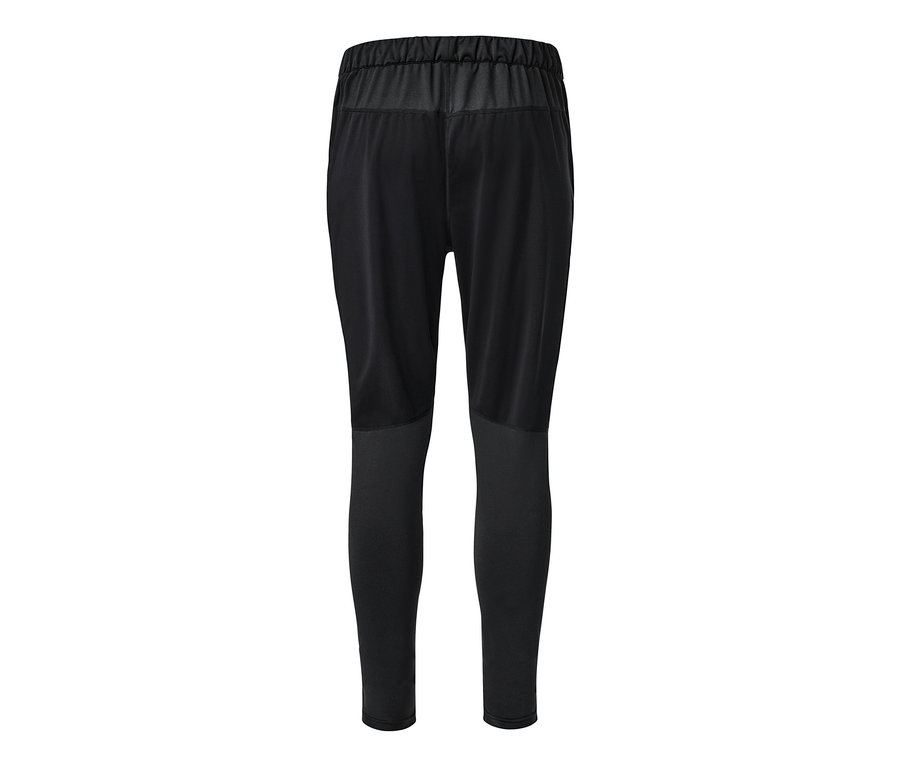 Schwarze Windprotection-Sporttight.