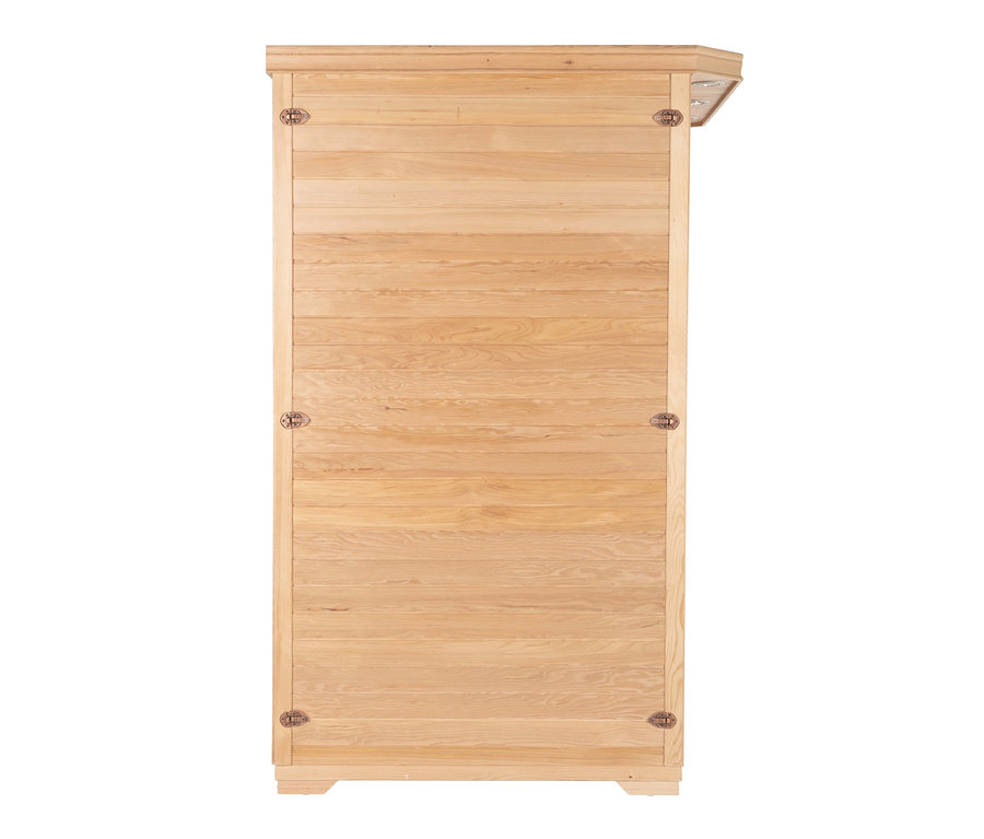 Seitenansicht der Home-Deluxe-Infrarotkabine »REDSUN M«.