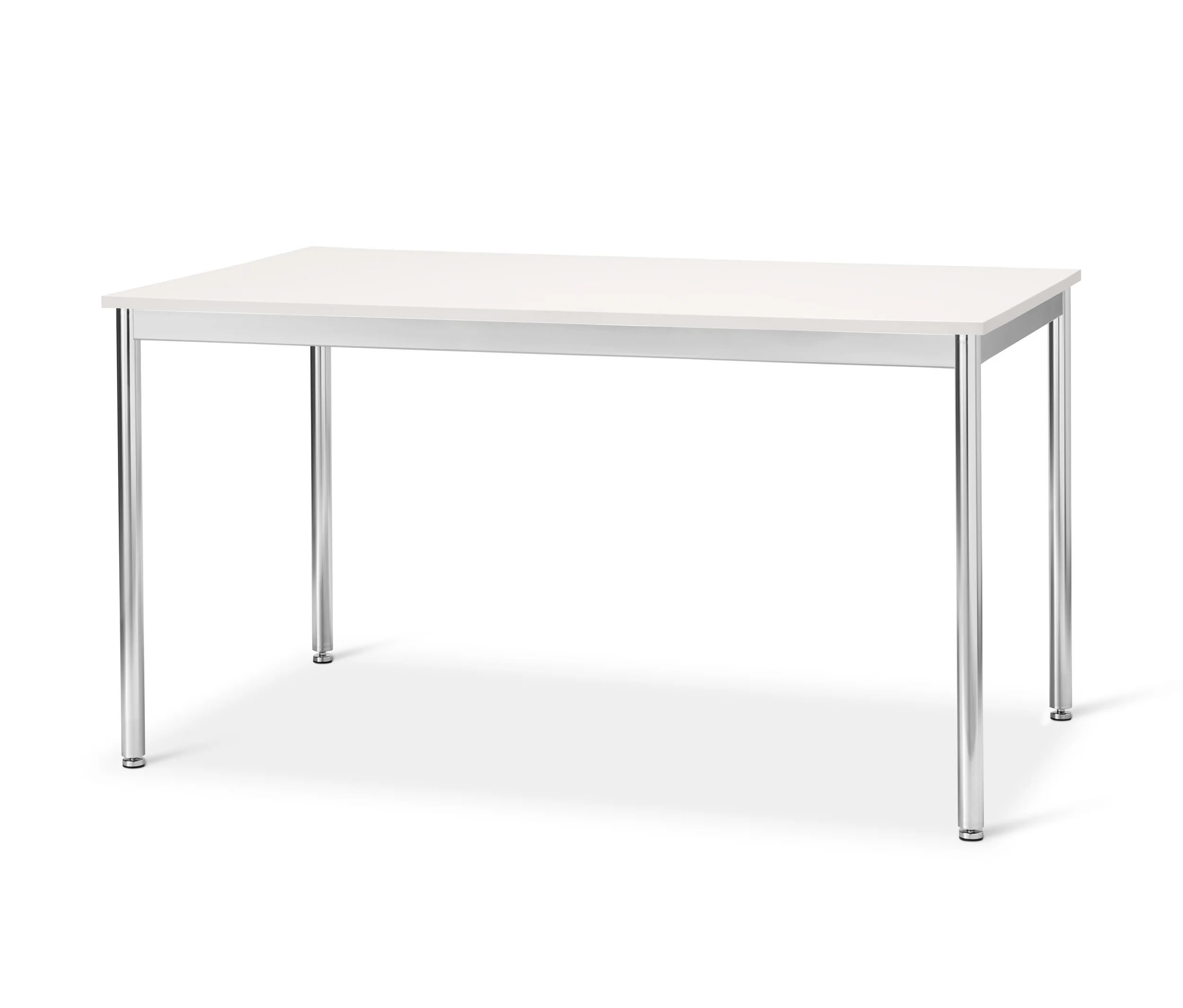 Weiss günstig Kaufen-Tchibo - Tisch Metall »Cn3« - 140x80x76,5cm - chrom - Stahl / Holz / Kunststoff. Tchibo - Tisch Metall »Cn3« - 140x80x76,5cm - chrom - Stahl / Holz / Kunststoff <![CDATA[Tisch Metall »CN3«, ca. 140 x 80 cm Farbe: Tischplatte weiß Geste