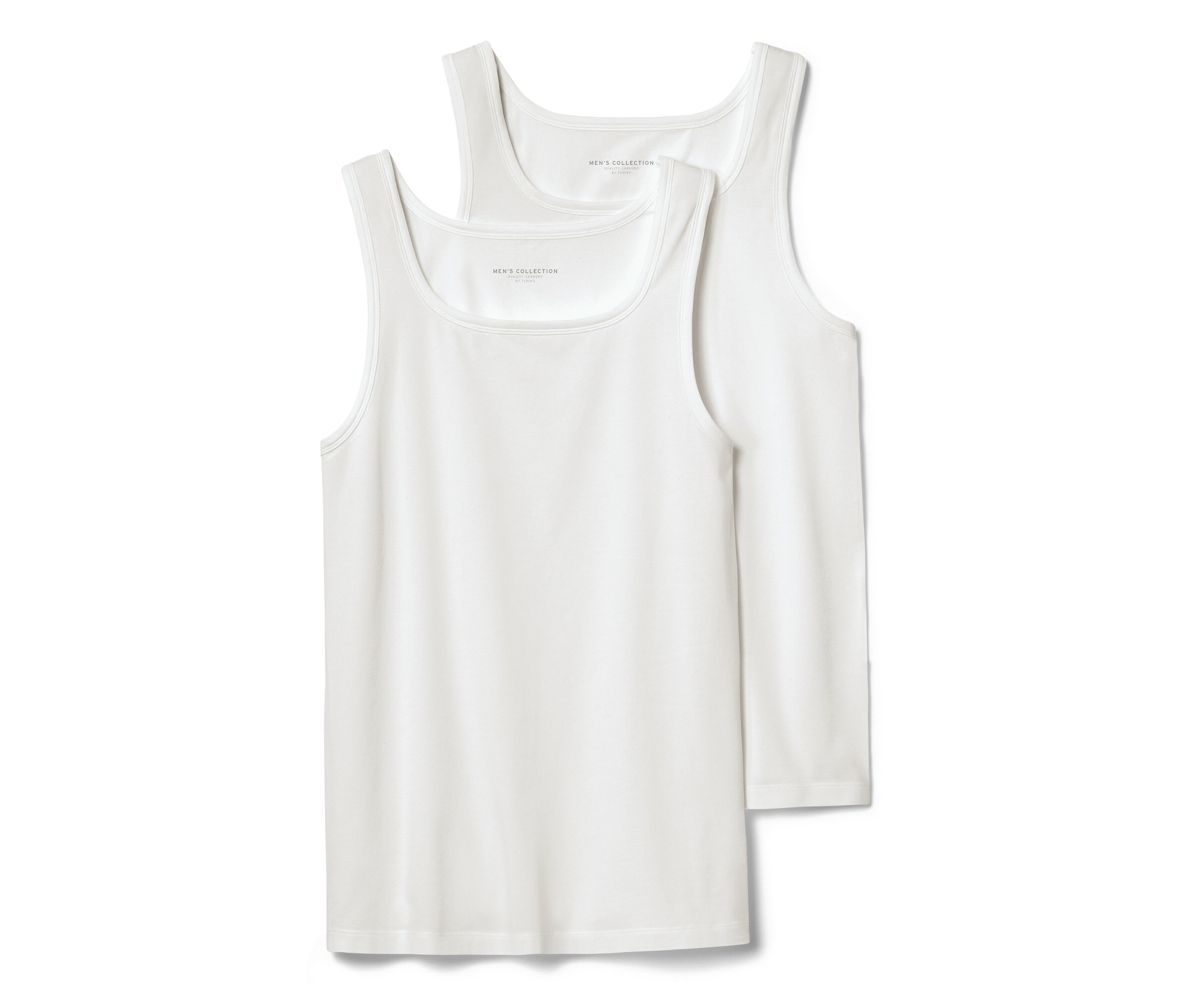 Tchibo - 2 Jersey-Unterhemden - Herren - Gr. Xxl/8 - weiß