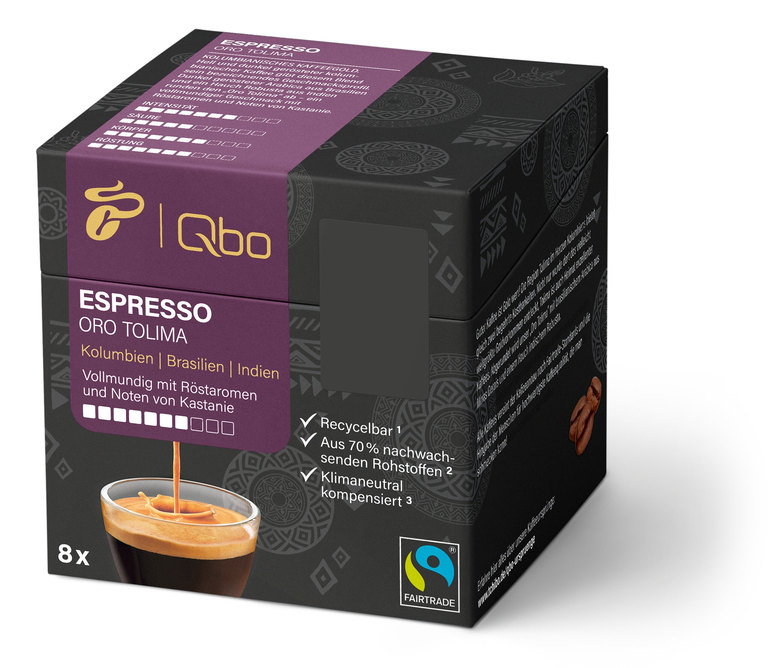 Qbo Espresso ORO Tolima - 8 Kapseln - Intensität: 7/10. Qbo Espresso ORO Tolima - 8 Kapseln - Intensität: 7/10 <![CDATA[Qbo Espresso ORO TOLIMA - 8 Kapseln Aufbewahrungshinweise: Unter Schutzatmosphäre verpackt., Trocken, dunkel und vor Wärme ge espresso günstig Kaufen-Qbo Espresso ORO Tolima - 8 Kapseln - Intensität: 7/10. Qbo Espresso ORO Tolima - 8 Kapseln - Intensität: 7/10 <![CDATA[Qbo Espresso ORO TOLIMA - 8 Kapseln Aufbewahrungshinweise: Unter Schutzatmosphäre verpackt., Trocken, dunkel und vor Wärme ge