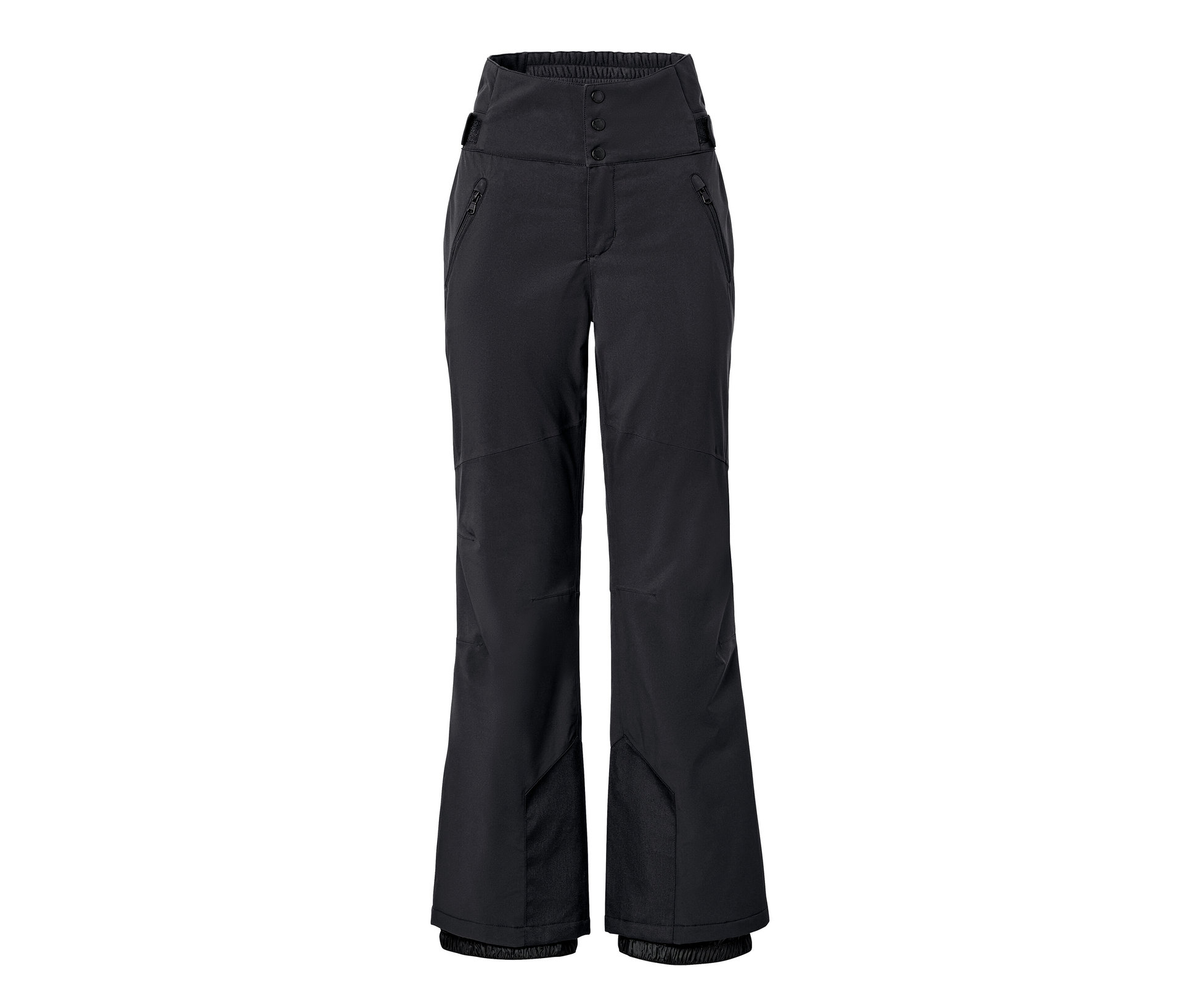 High-Waist-Skihose - Damen - Gr. 40 - schwarz - schwarz