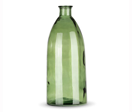 Eine grüne XL-Bodenvase, Höhe ca. 61 cm.