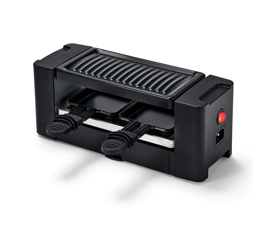 Schwarzer Raclette für Zwei.