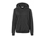 Anthrazitfarbener Hoodie.