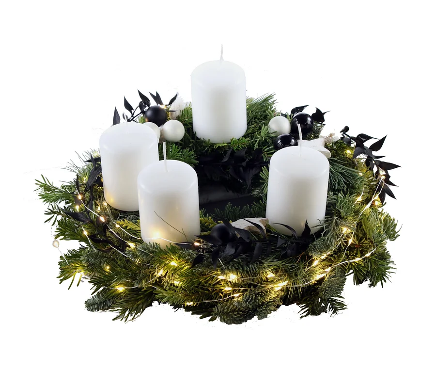 Adventskranz, Lichterkette bei Tchibo kaufen