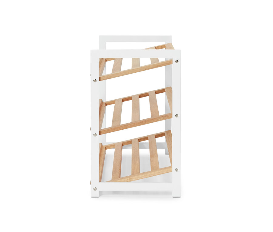 Schuhregal mit 3 Ebenen.