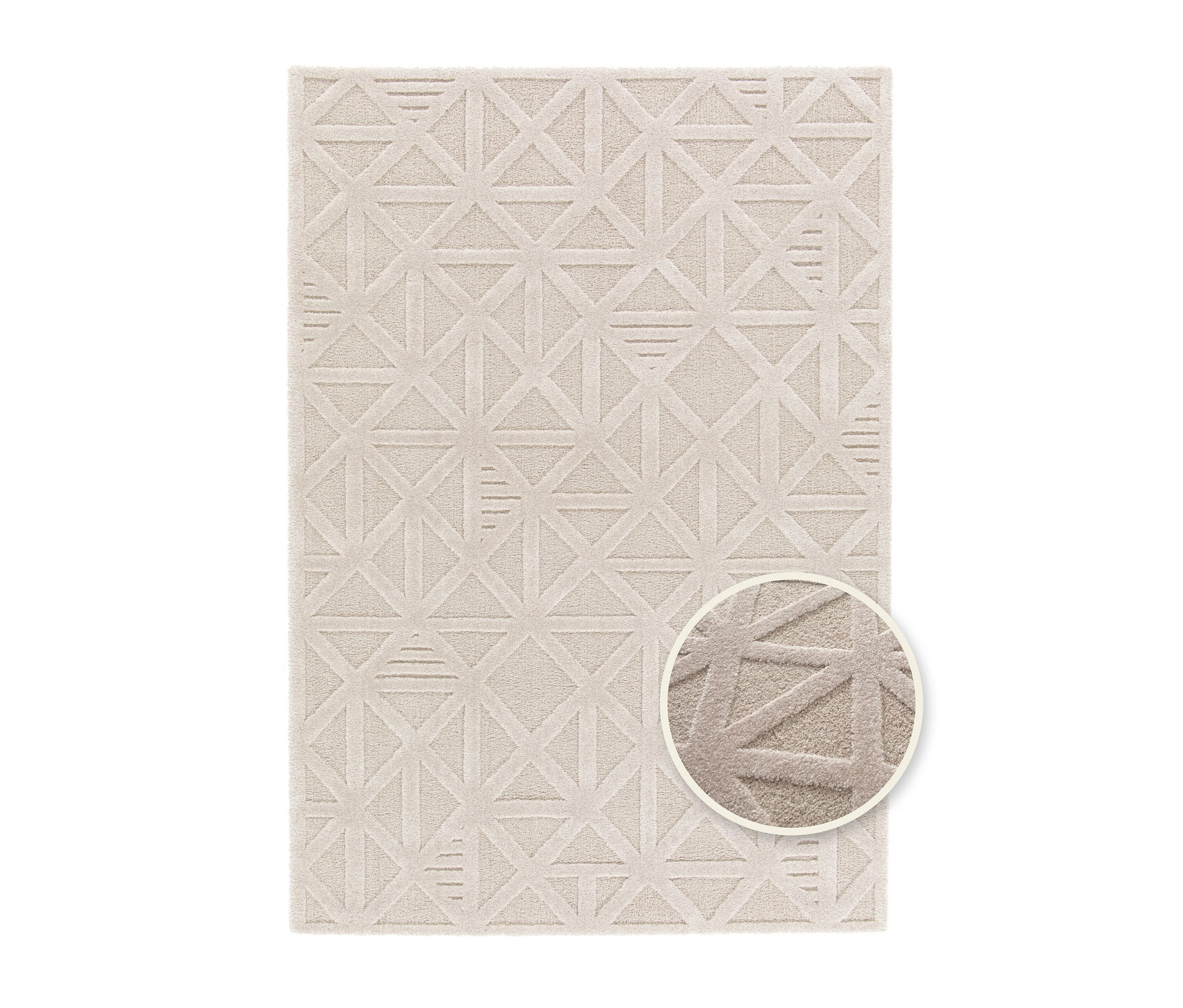 Teppich »Cosmo« Geo - grau-beige - grau-beige
