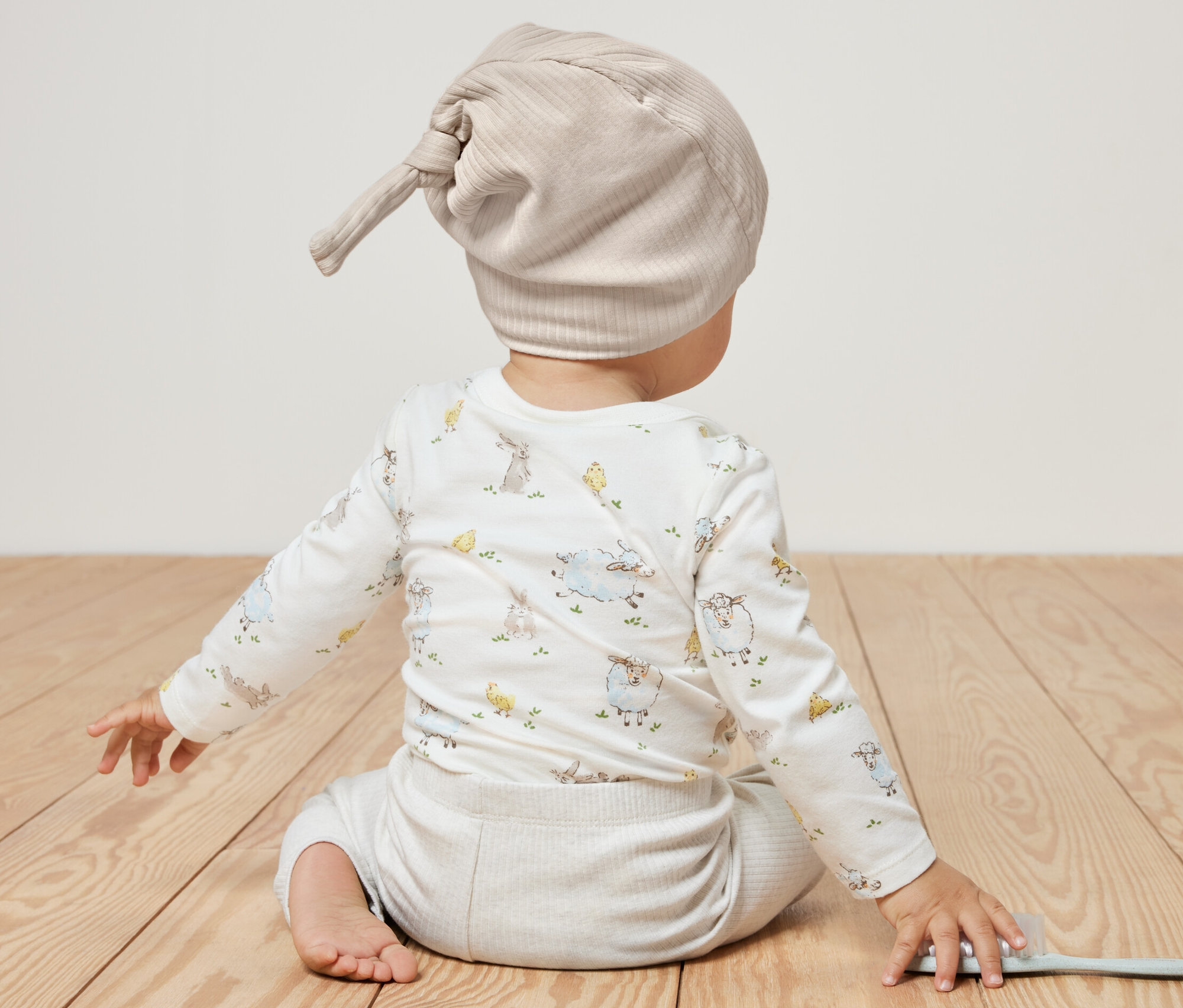 Thumbnail - Tchibo - 2 Baby-Jerseymützen - Herren - Gr. 49-52 - hellblau