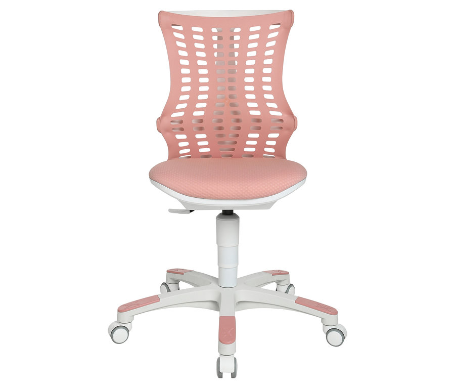Rosa Topstar-Kinderschreibtischstuhl »Sitness X Chair 20« mit weißem Gestell.