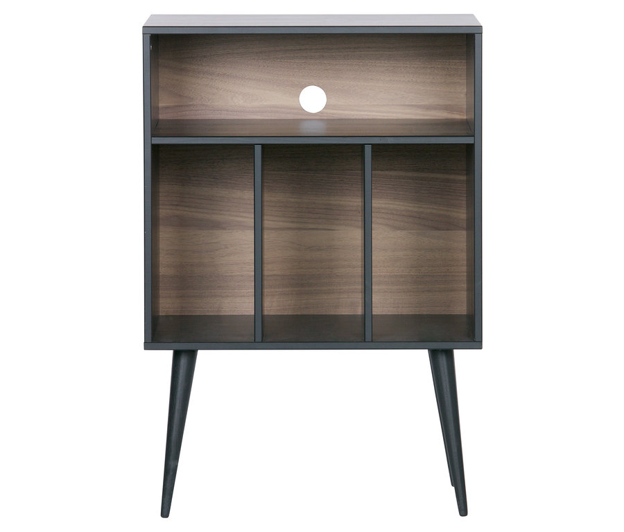 Woood Schrank »James«, schwarz-walnuss.