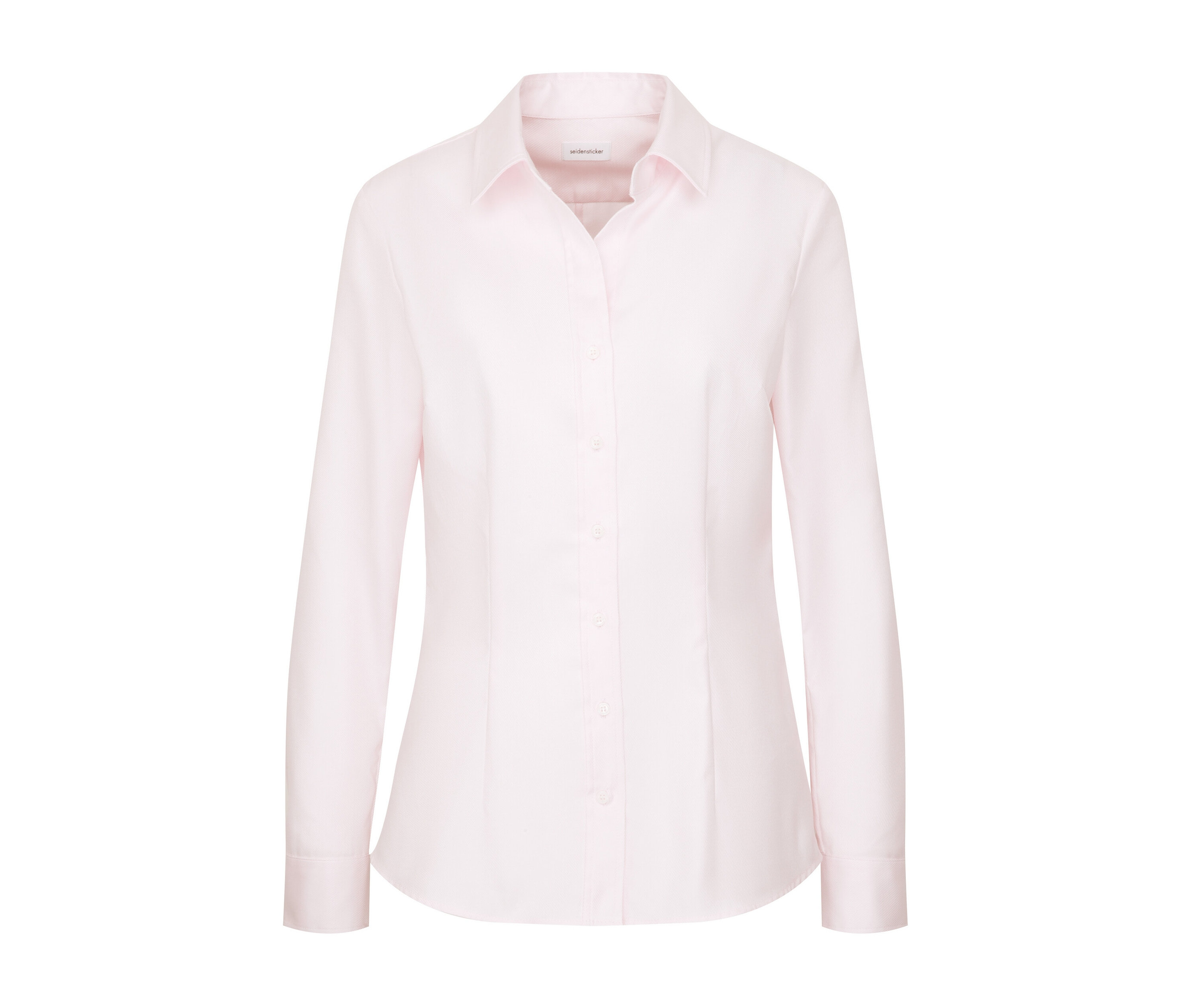 Twillbluse - Damen - Gr. 38 - rosé - rosé