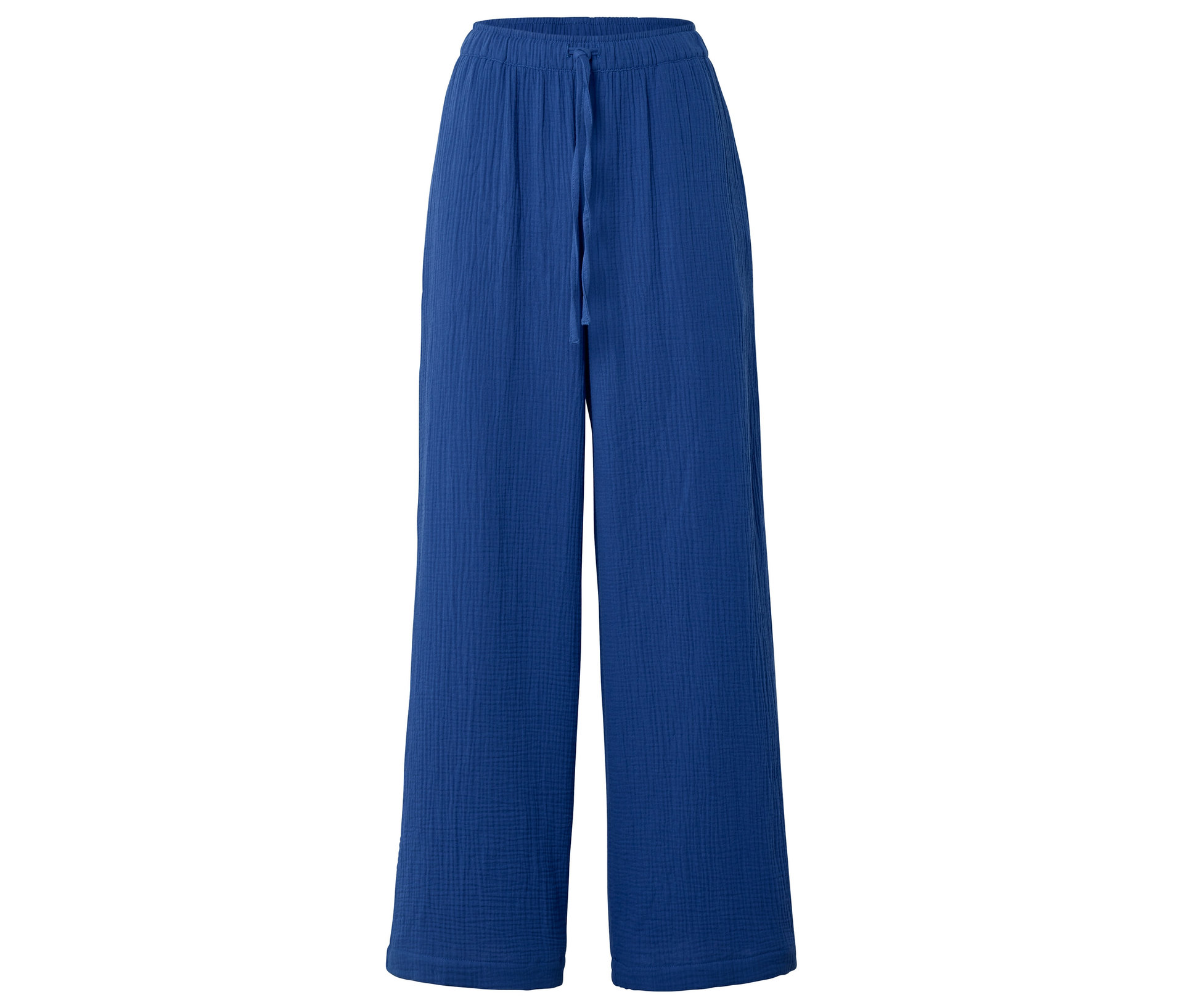 Tchibo - Web-Musselin-Relaxhose - Damen - Gr. XL - dunkelblau