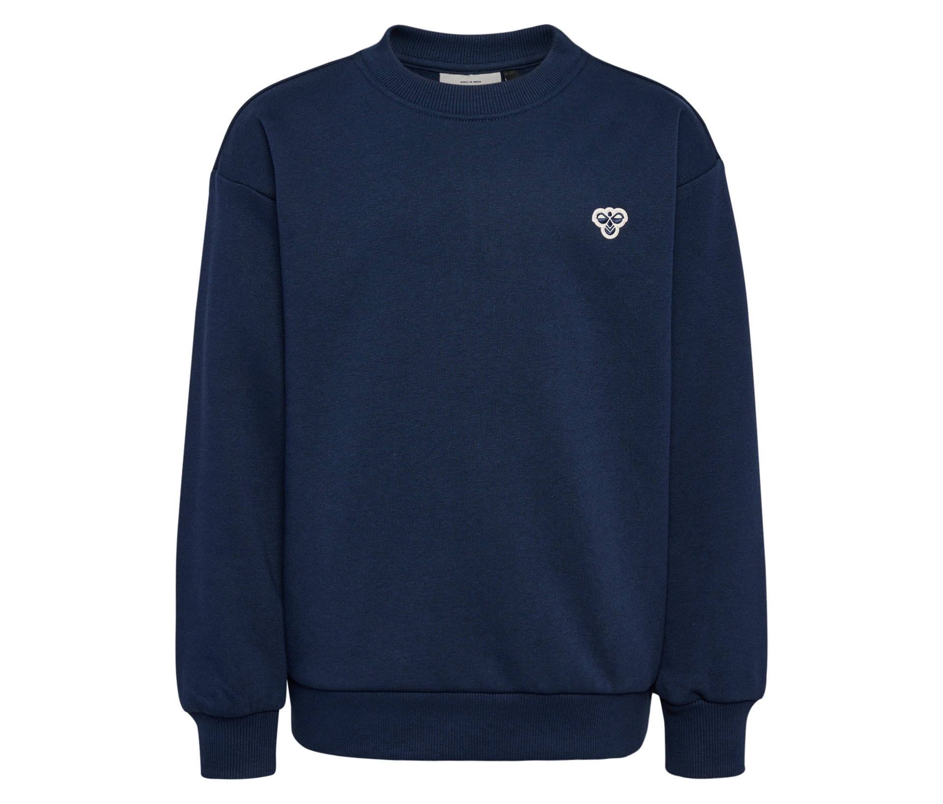 hummel® Sweater Hmljr Loose Crew Neck Bee - Gr. 146/152 - blau