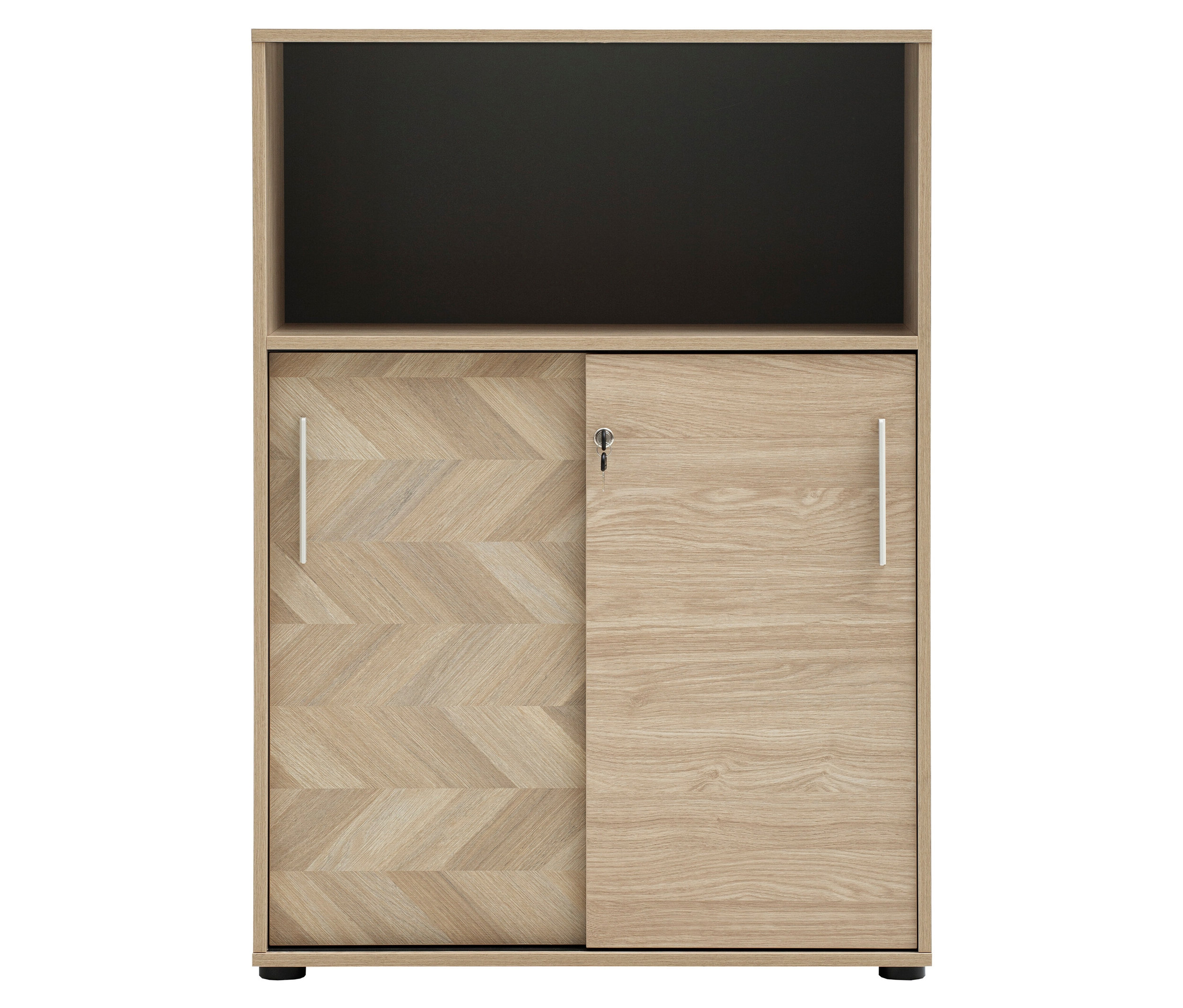 Tchibo - Aktenschrank »Arezzo« - 80,1x38,2x113,4cm - schwarz -
