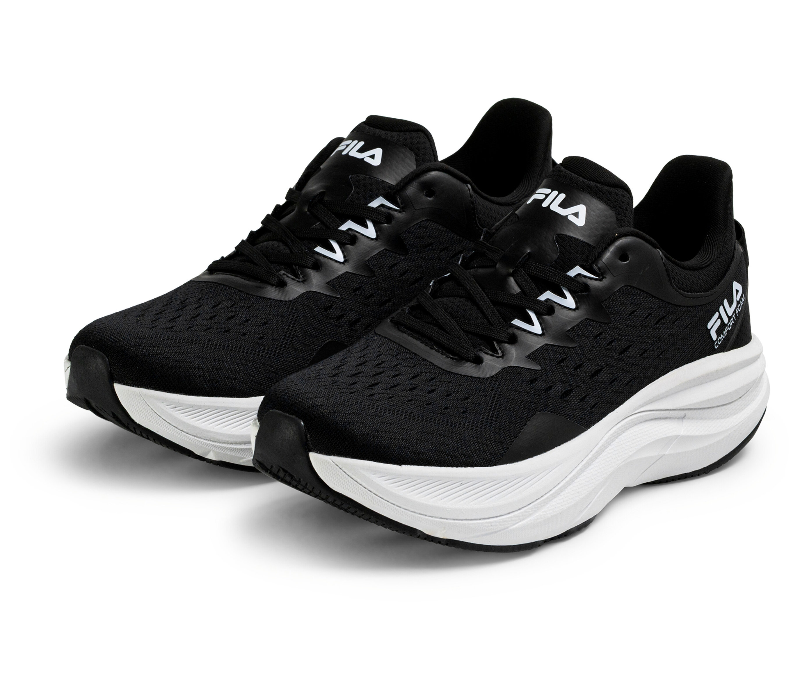 Retron Herren-Sneaker - Herren - Gr. 41 - schwarz - schwarz