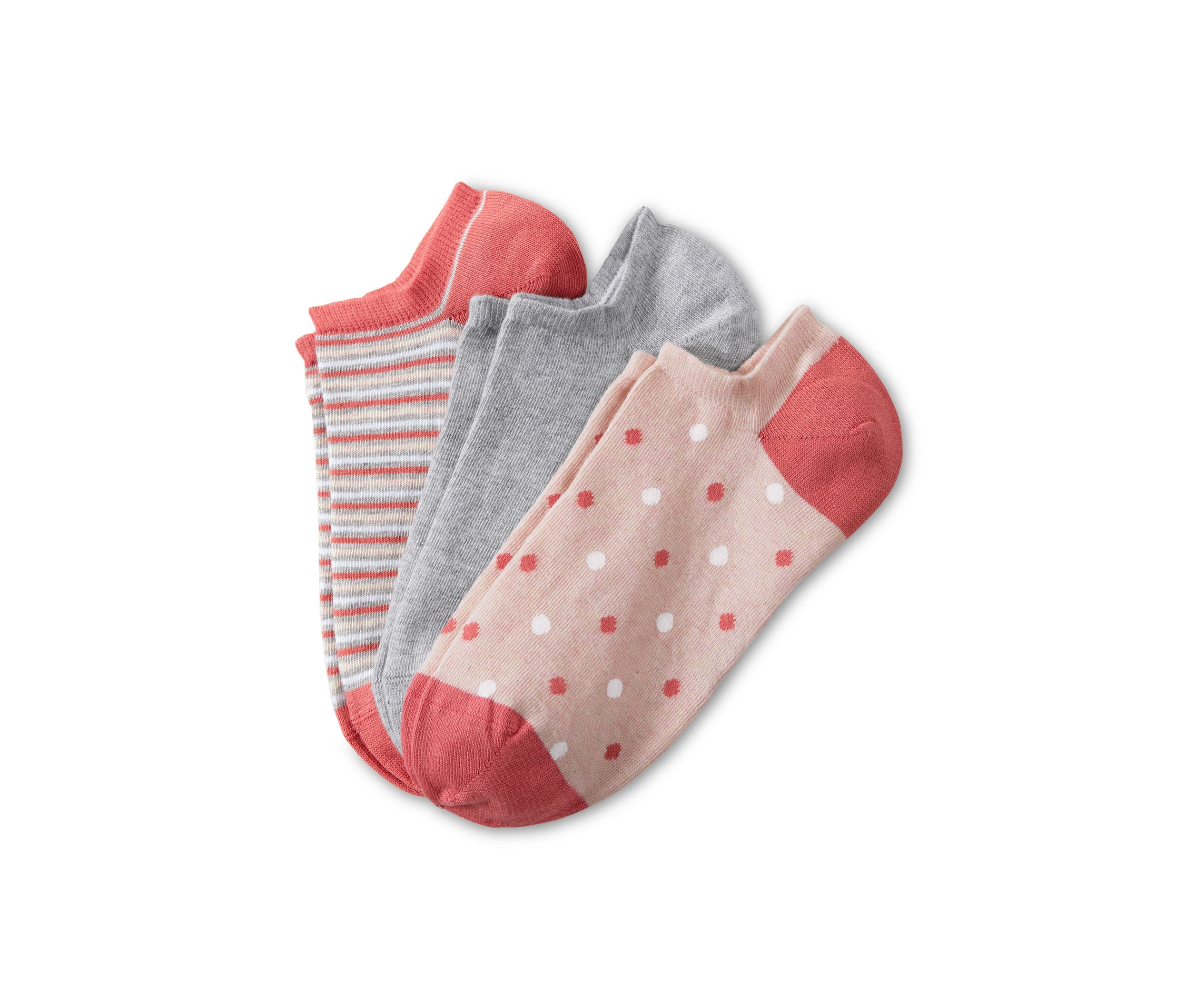 Drei Paar Damen-Sneakersocken.