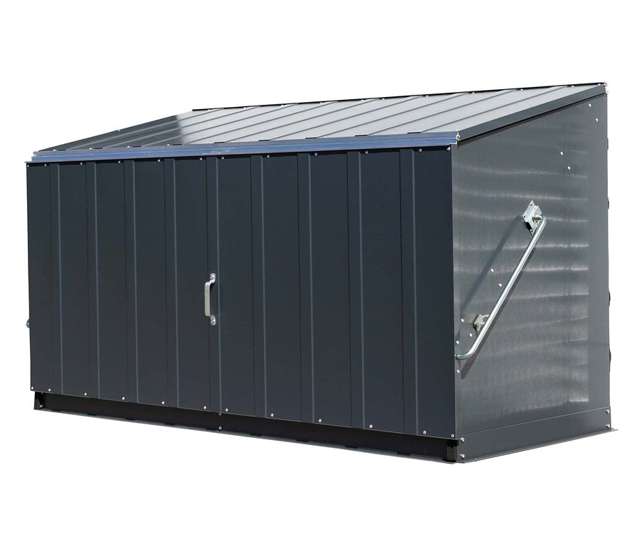 Graue Trimetals Gerätebox »Storeguard«.