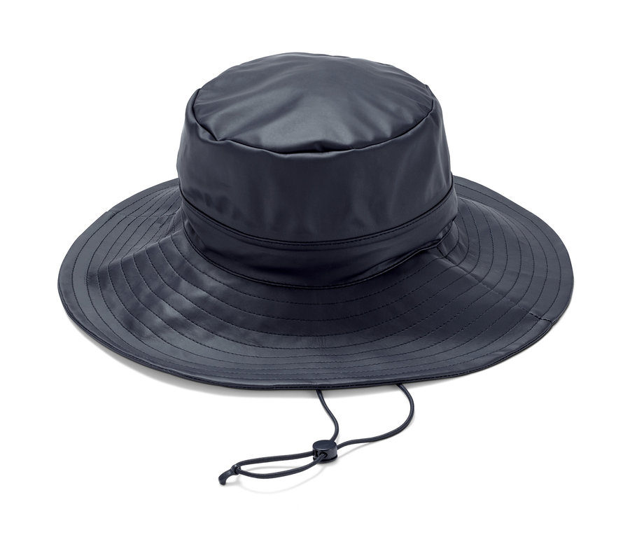 Nahaufnahme eines Unisex-Regenhuts.