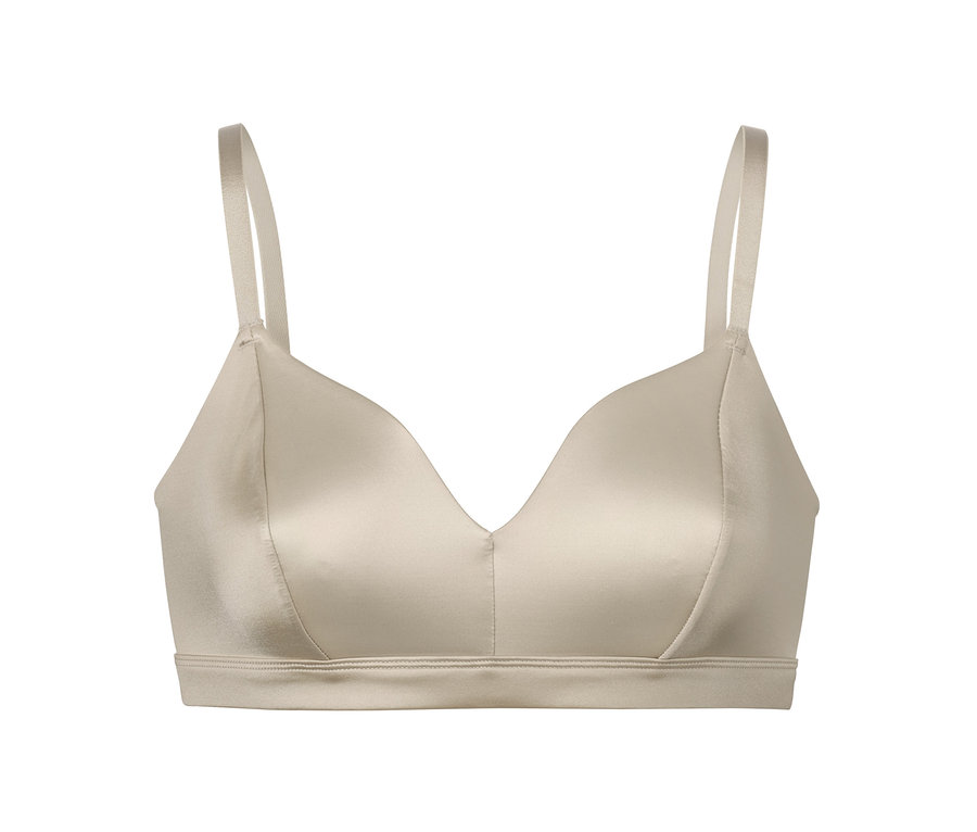 Ein creme Soft-BH.