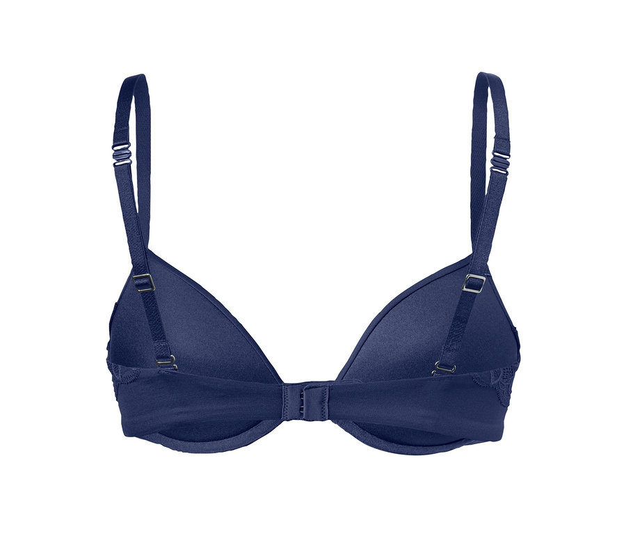 Rückansicht eines Vario-Push-up-BHs mit verstellbaren Trägern.