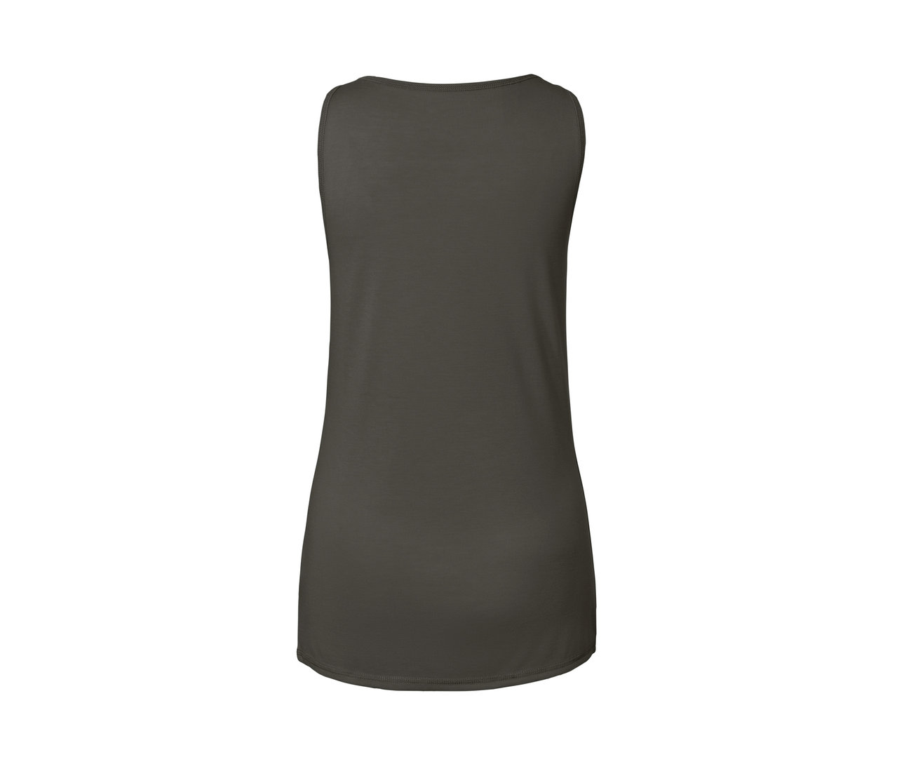 Rückansicht des 2-in-1-Sportshirts in Salbei.