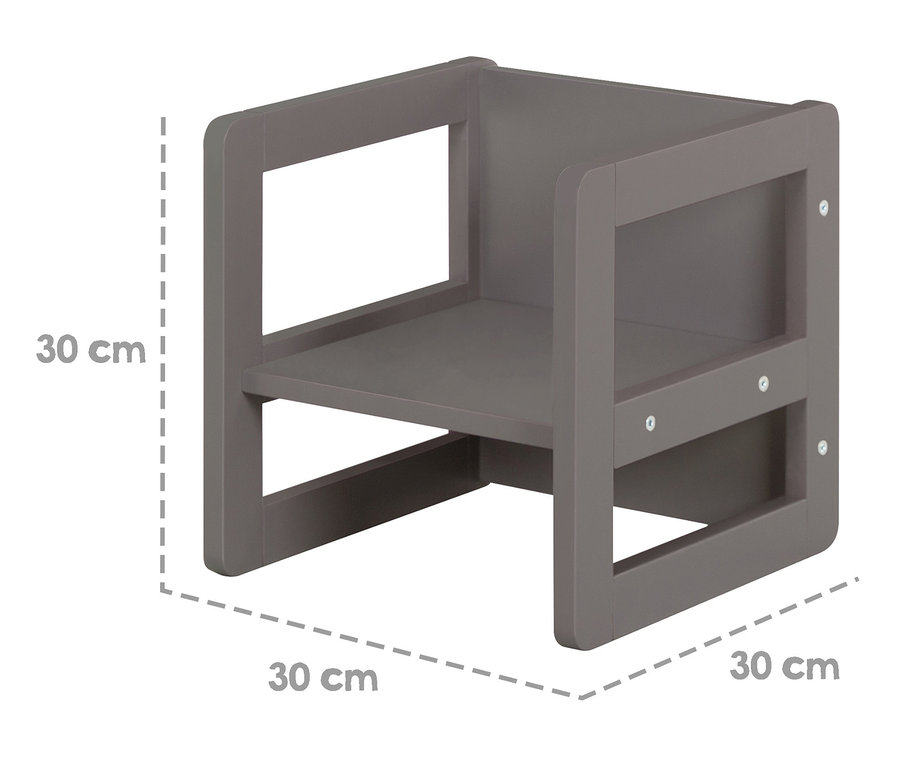roba 3-in-1-Kindersitzgruppe, anthrazit.