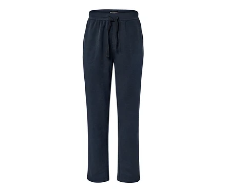 Marineblaue Homewearhose mit Kordelzug in der Taille.
