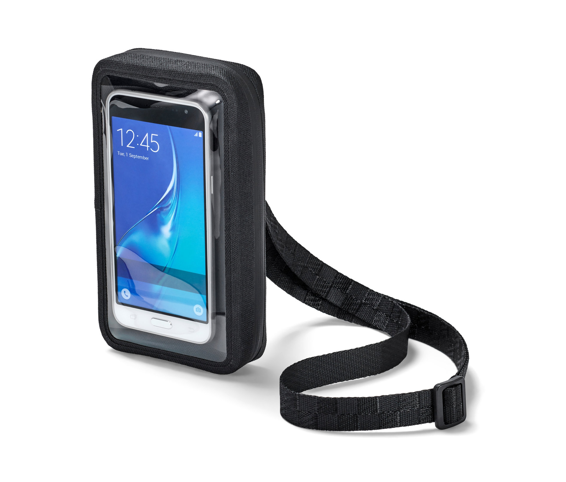 Tchibo - 2-in-1-Smartphonetasche - schwarz - Polyester / Kunststoff