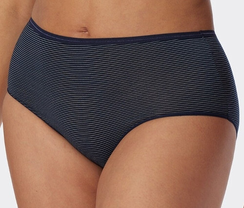 Thumbnail - 2 Schiesser Midislips mit Modal - Damen - Gr. 36 - dunkelblau