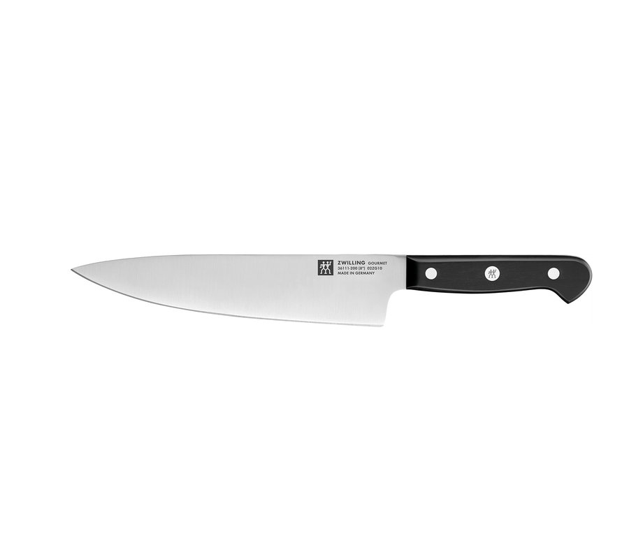 Detailaufnahme von einem ZWILLING Gourmet-Messer-Set, 3-teilig.