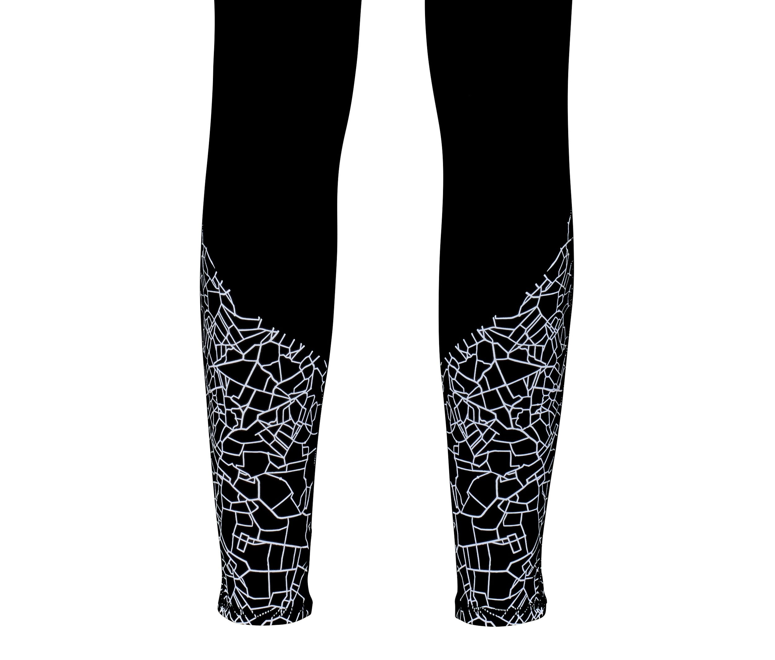 Thumbnail - Tchibo - Sporttight - Damen - Gr. S - silber/print