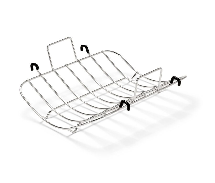 XL-Edelstahl-Bräter mit Rost.