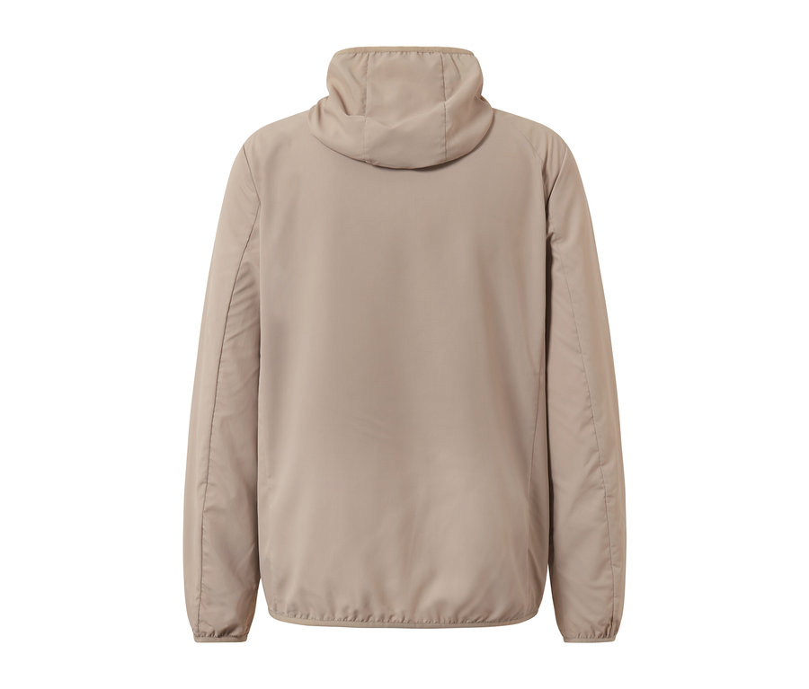 Rückansicht der Funktionsjacke »pack me«.